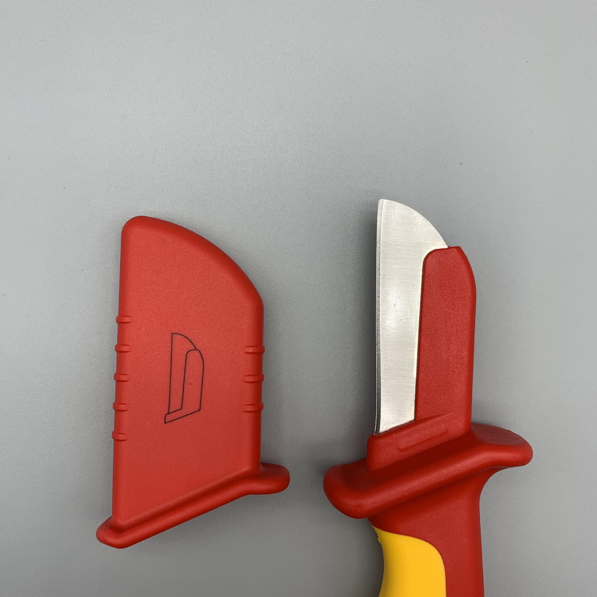 绝缘电工刀1000v德国vde认证电缆剥皮刀剥线刀护套圆头