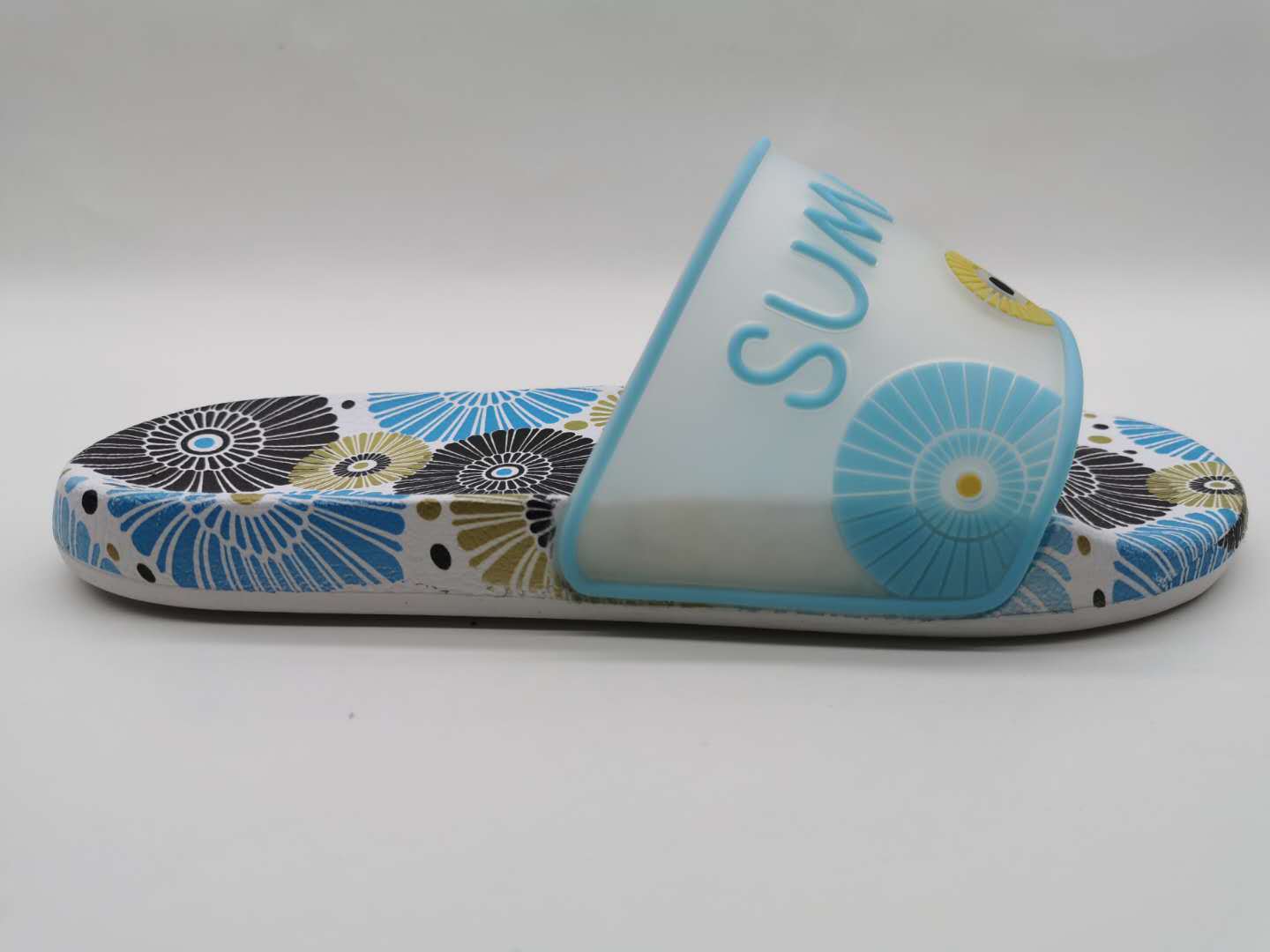 外贸出口oem日本男女eva射出印花一字面室内外穿夏季slippers拖鞋