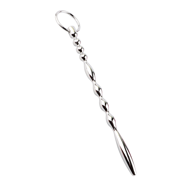 金属马眼棒尿道棒塞堵男用女插不锈钢空心喷头情趣用品调情阴茎