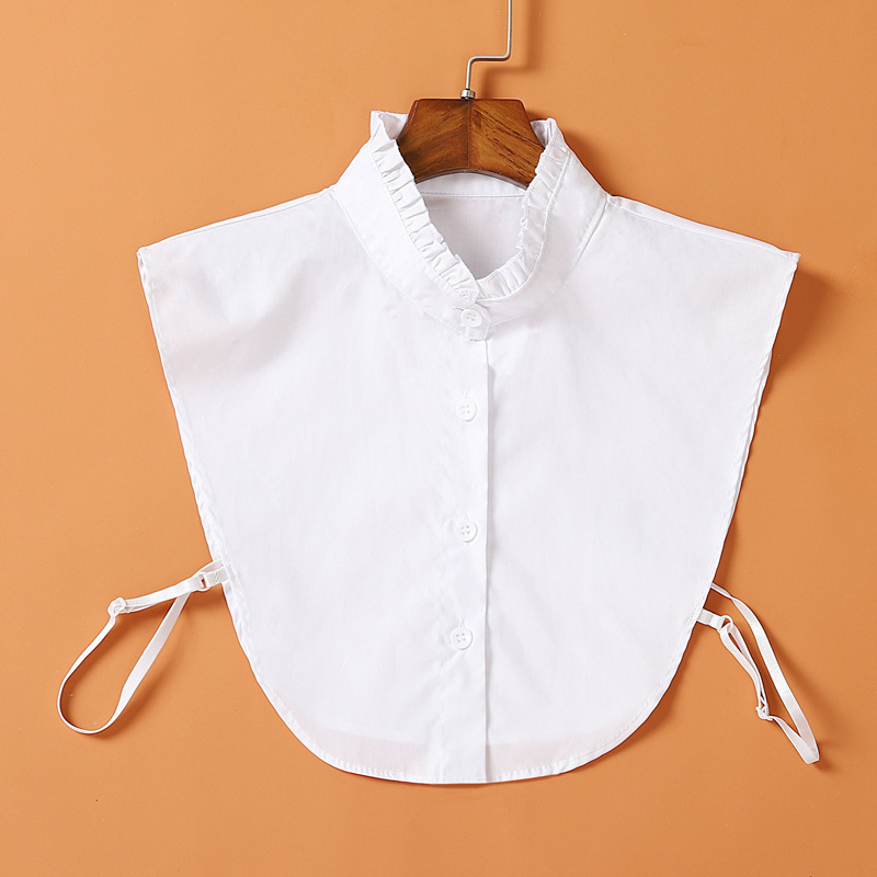 立领假领子女百搭假衣领春秋季打底装饰领韩版竖领半高领衬衫领子