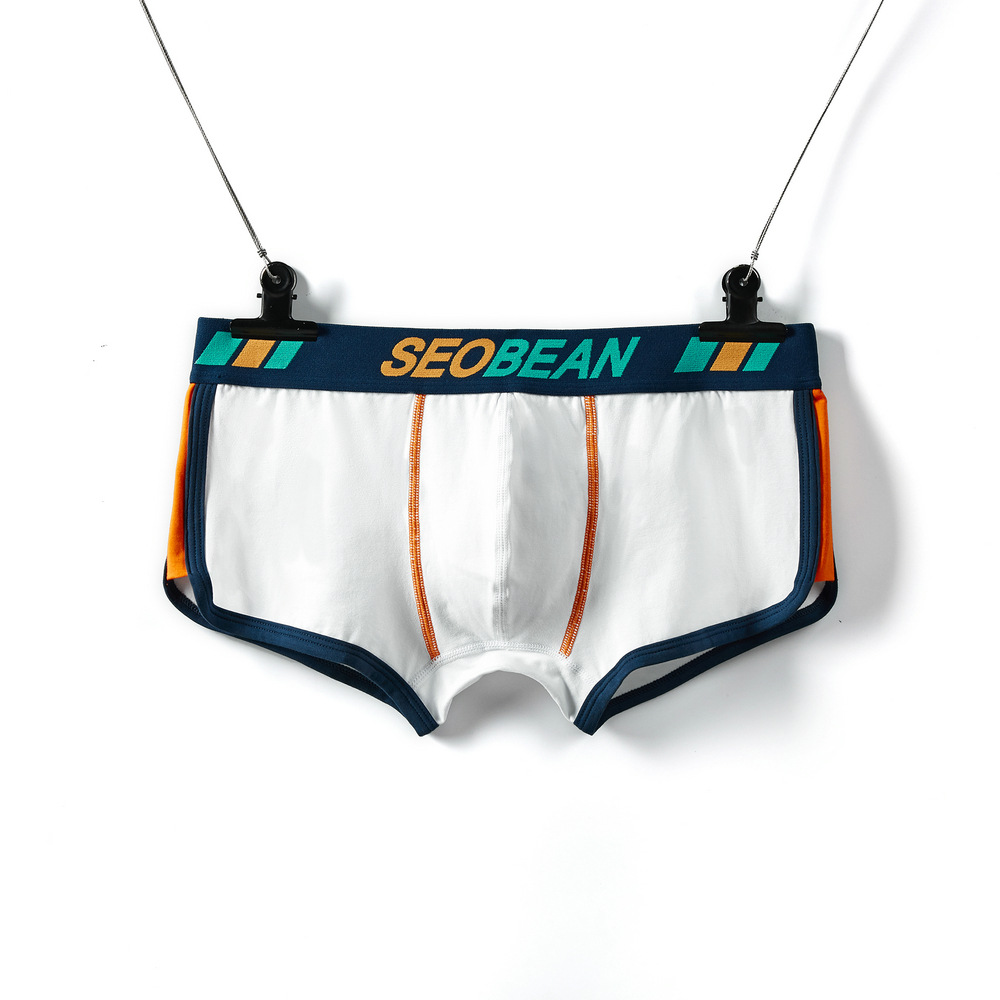 seobean希宾男士内裤 u凸设计潮男时尚棉质大平角现货批发00215