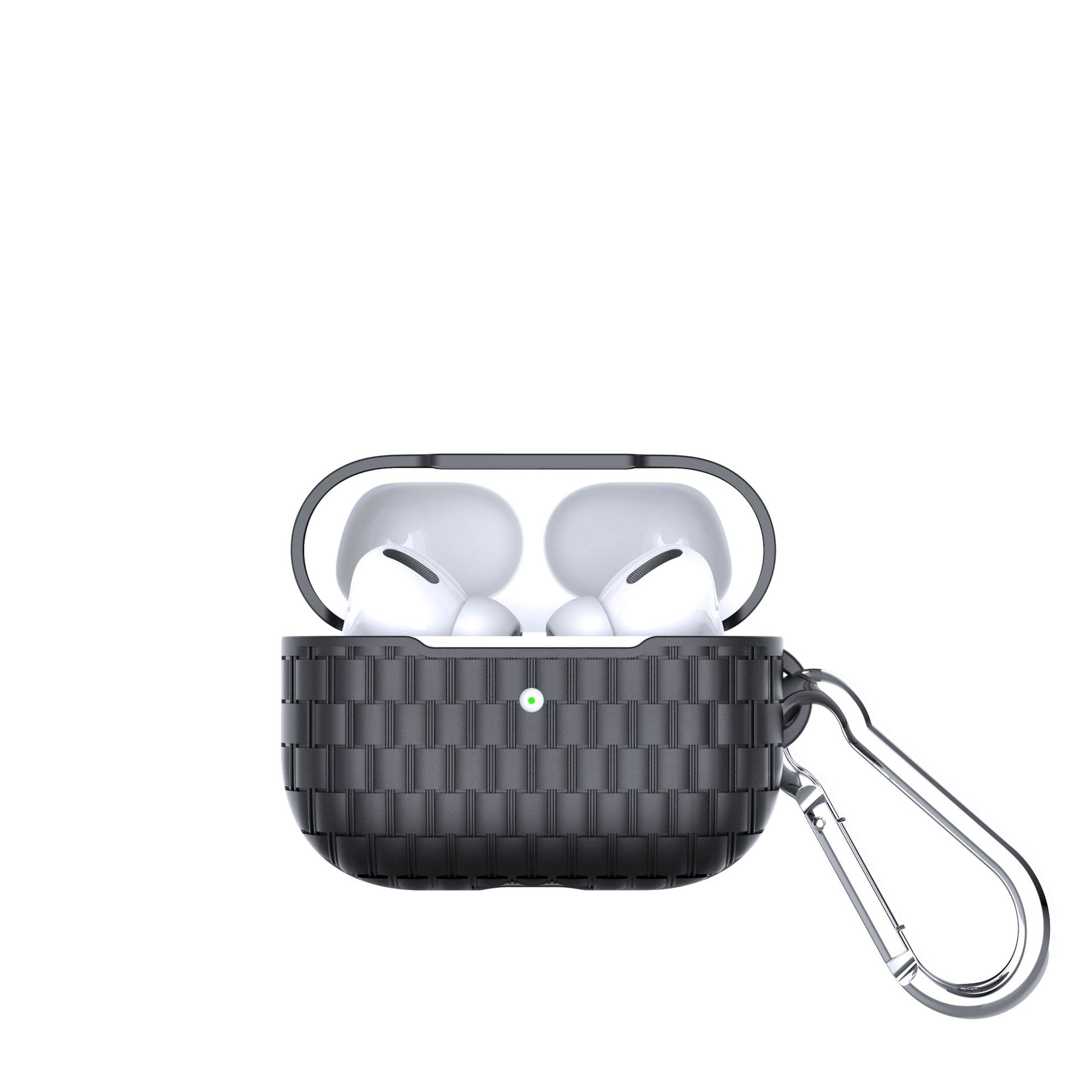 适用苹果airpods pro case耳机套编织纹三代真无线蓝牙耳机防摔壳