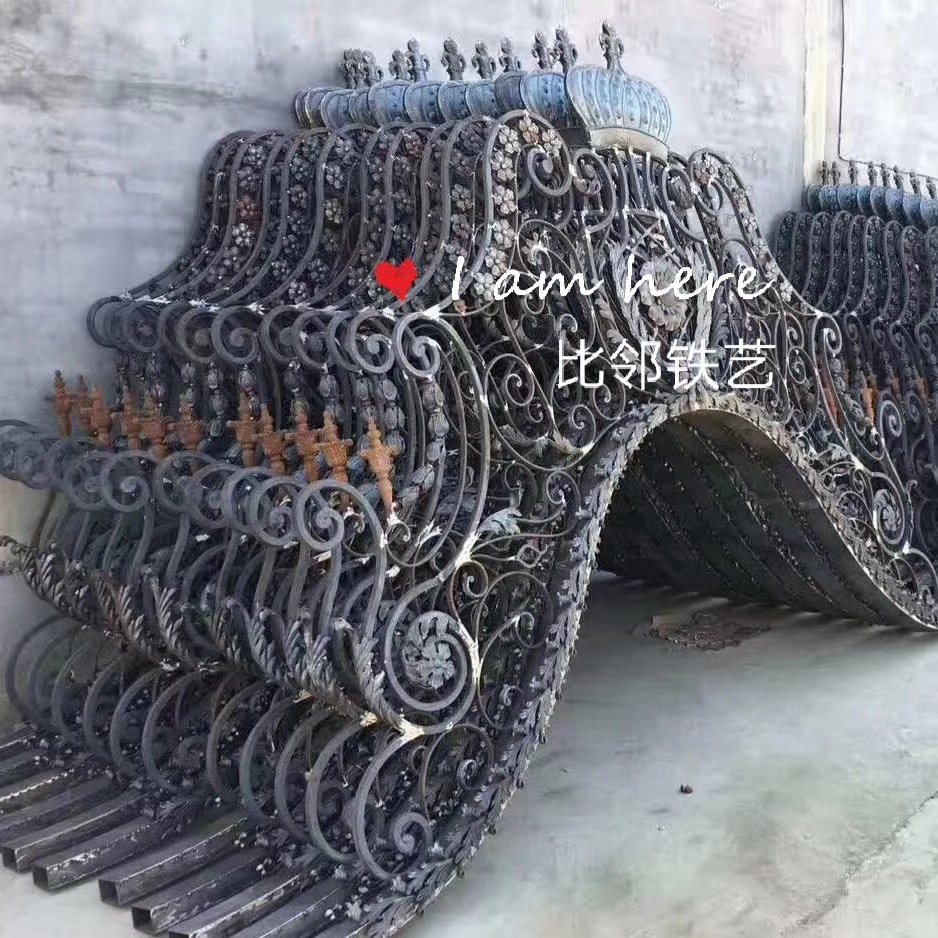 铁艺配件 铁艺围栏配件 铁花,楼梯杆等 铁艺厂家直销 石家庄
