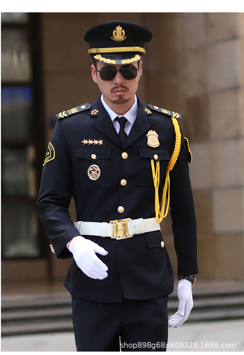 高档售楼部保安服套装案场新款物业小区长袖工作服礼宾春秋装制服