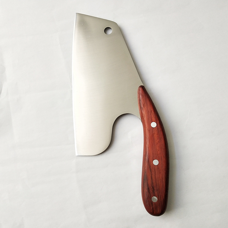 源头工厂家用菜刀厨房工具凤尾菜刀不锈钢家用切肉片厨师舒适菜刀