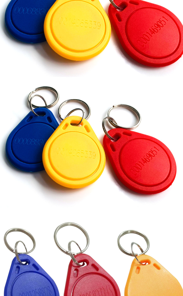 3号id加厚门禁卡电梯物业小区钥匙卡扣定制tk4100芯片abs材质厚卡