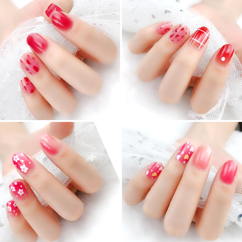 正祥nail小雏菊3d美甲贴地摊货源花朵指甲贴可爱网红美甲贴纸全贴