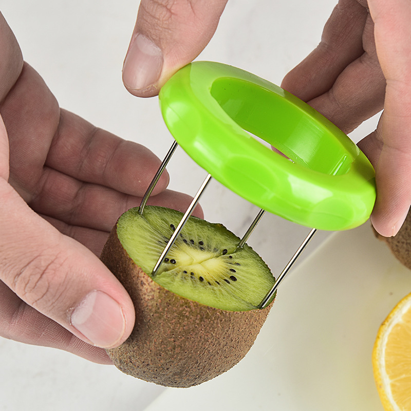 奇异果去皮器 猕猴桃切去皮切割器水果去芯挖瓤器果皮分割器