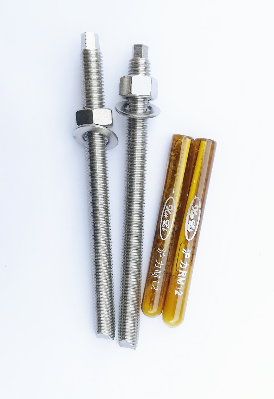 304不锈钢化学锚栓定型锚栓化学膨胀螺栓螺丝药水m10m12m14m16m20