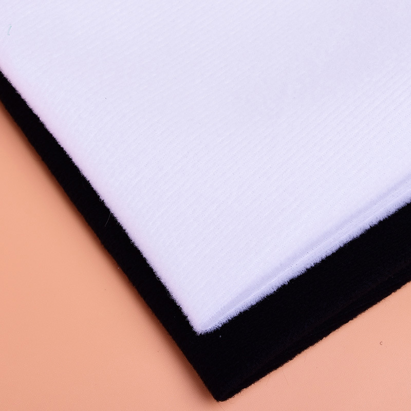 婴儿魔术贴柔软尼龙起毛布粘扣带毛面起毛布黑色白色粘毛布起绒布