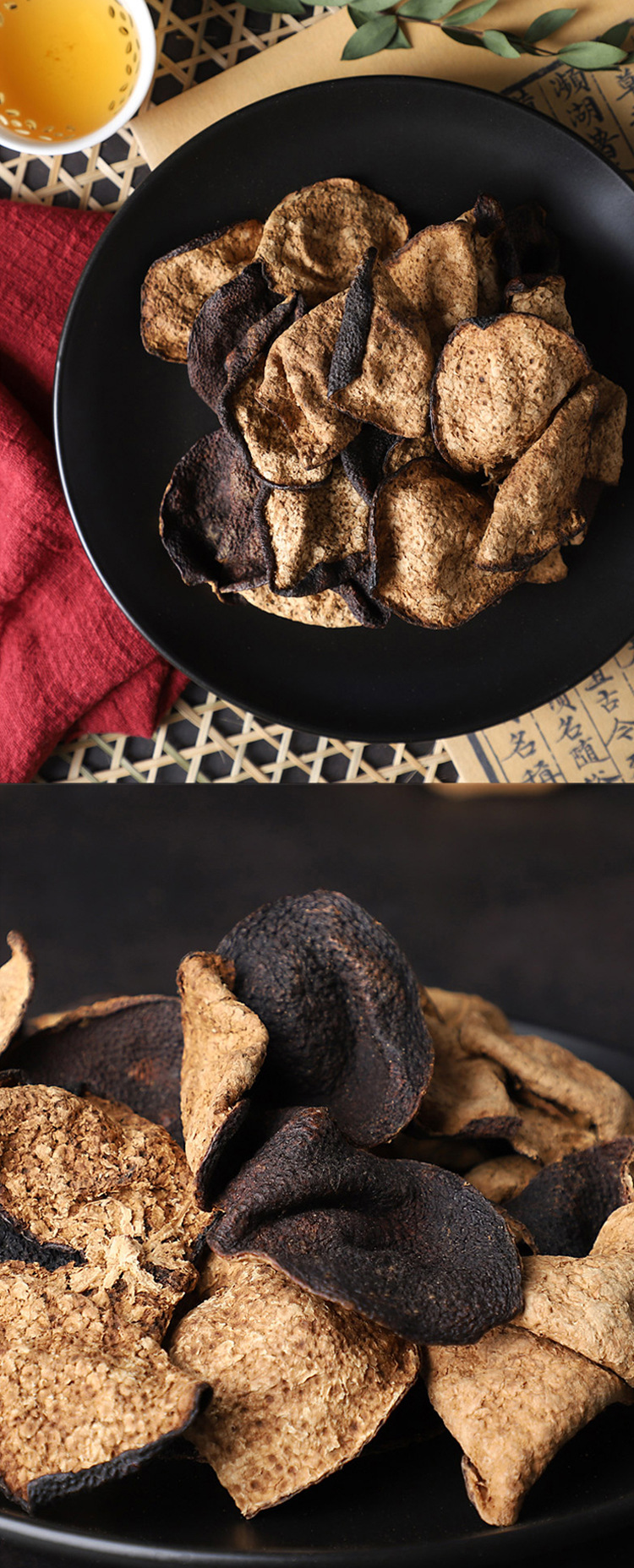 新会陈皮10年老陈皮干橘皮茶叶散装源产地工厂批发茶枝柑