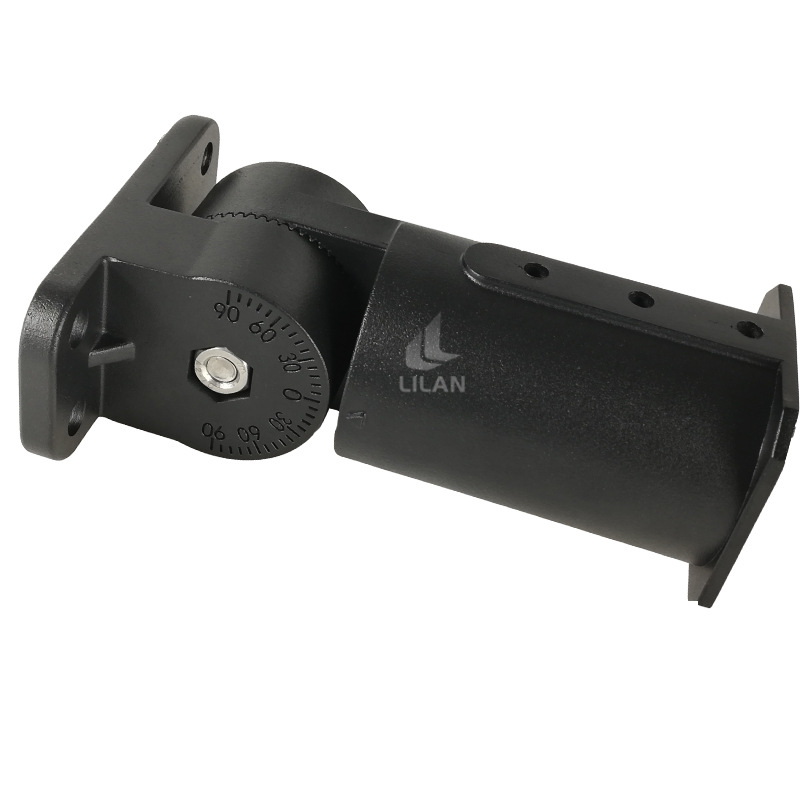 供应60接口路灯旋转接头调节角度万向接头led压铸太阳能路灯旋转