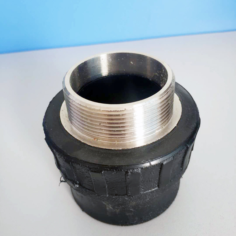 pe内牙直接 pe内丝直通 给水管件现货供应20/25/32/40/50内牙直通