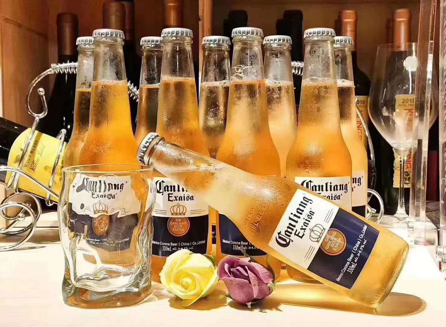 批发啤酒 国产赣威赣良精酿啤酒小瓶24瓶夜场酒吧用酒