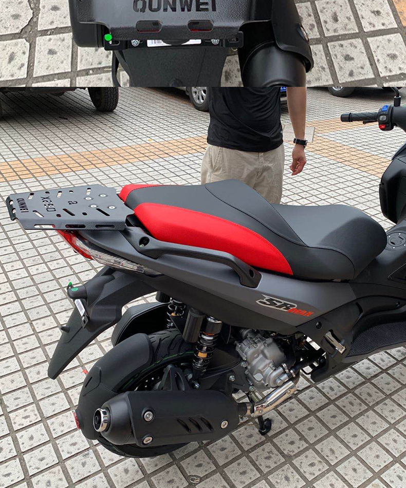 适用aprilia阿普利亚srmax250/300后货架后扶手尾箱架后衣架改装