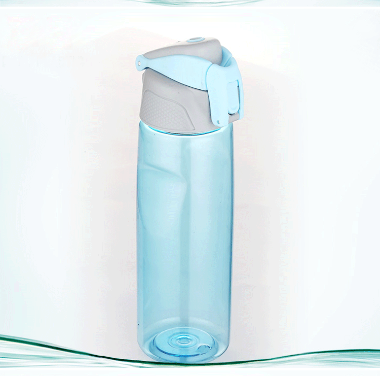 手提单层塑料杯 环保材质tritan塑料水杯户外水壶定制礼品logo