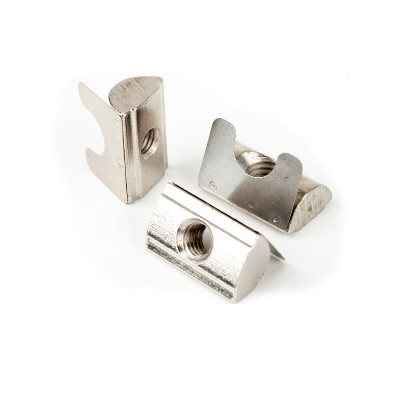 欧标弹片螺母 弹性螺母块 30/40通用型材螺母 非工业铝型材配件