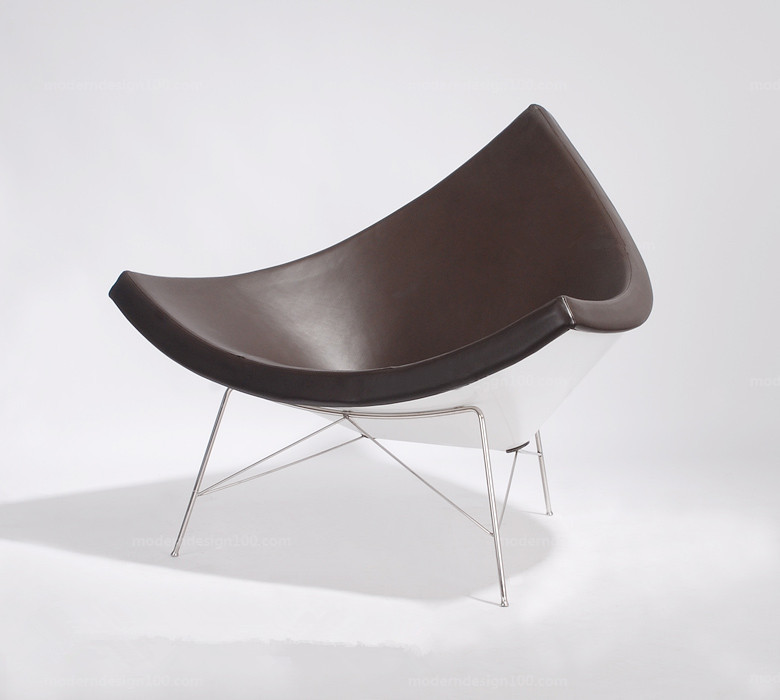 椰壳椅coconut chair椰子椅小户型玻璃钢椅简约现代三角椅