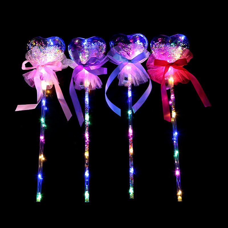 Bounce Ball Glow Stick Magic Wand Light-Emitting Toys Scan Code Small Gifts Night Market Stall Toys Supply Wholesale