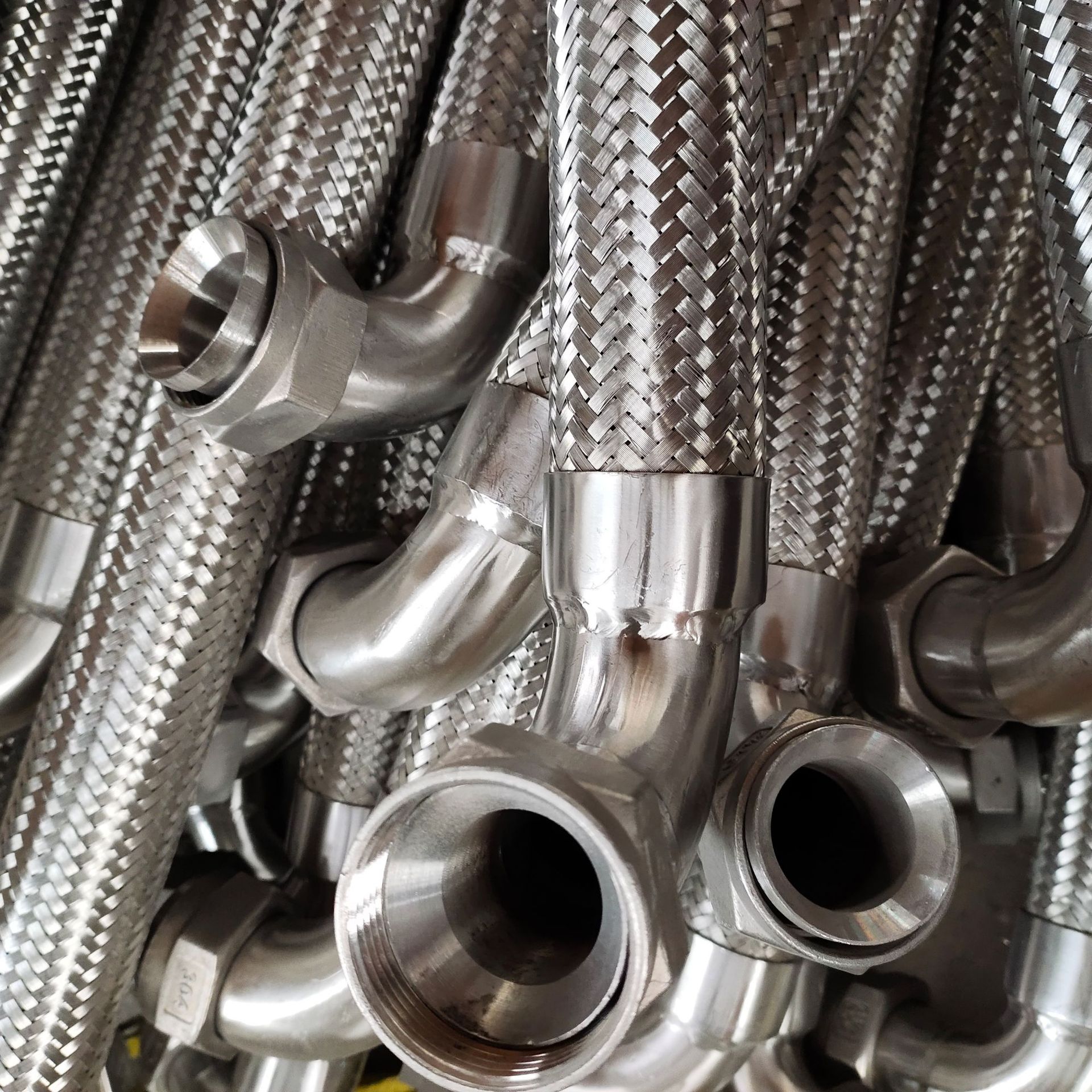 304不锈钢波纹管金属编织软管 不锈钢丝扣金属软管 法兰金属软管