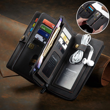 适用新款三星A52手机壳Note20Ultra多功能皮套S21商务插卡保护套