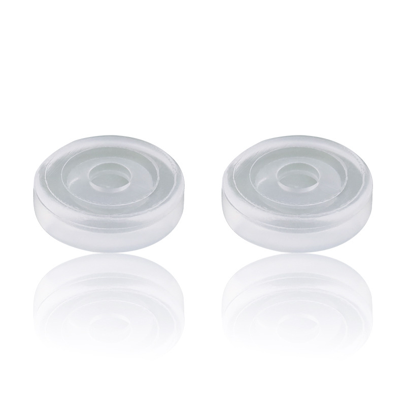 In Stock Wholesale Earring Accessories Environmentally Friendly Silicone Ear Clip Cushion Pain Relief Pad Non-Slip Ear Clip Cushion Ear Rings