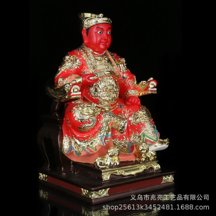 广泽尊王神像郭圣王公保安尊王树脂佛像家用供奉风水摆件厂家批销