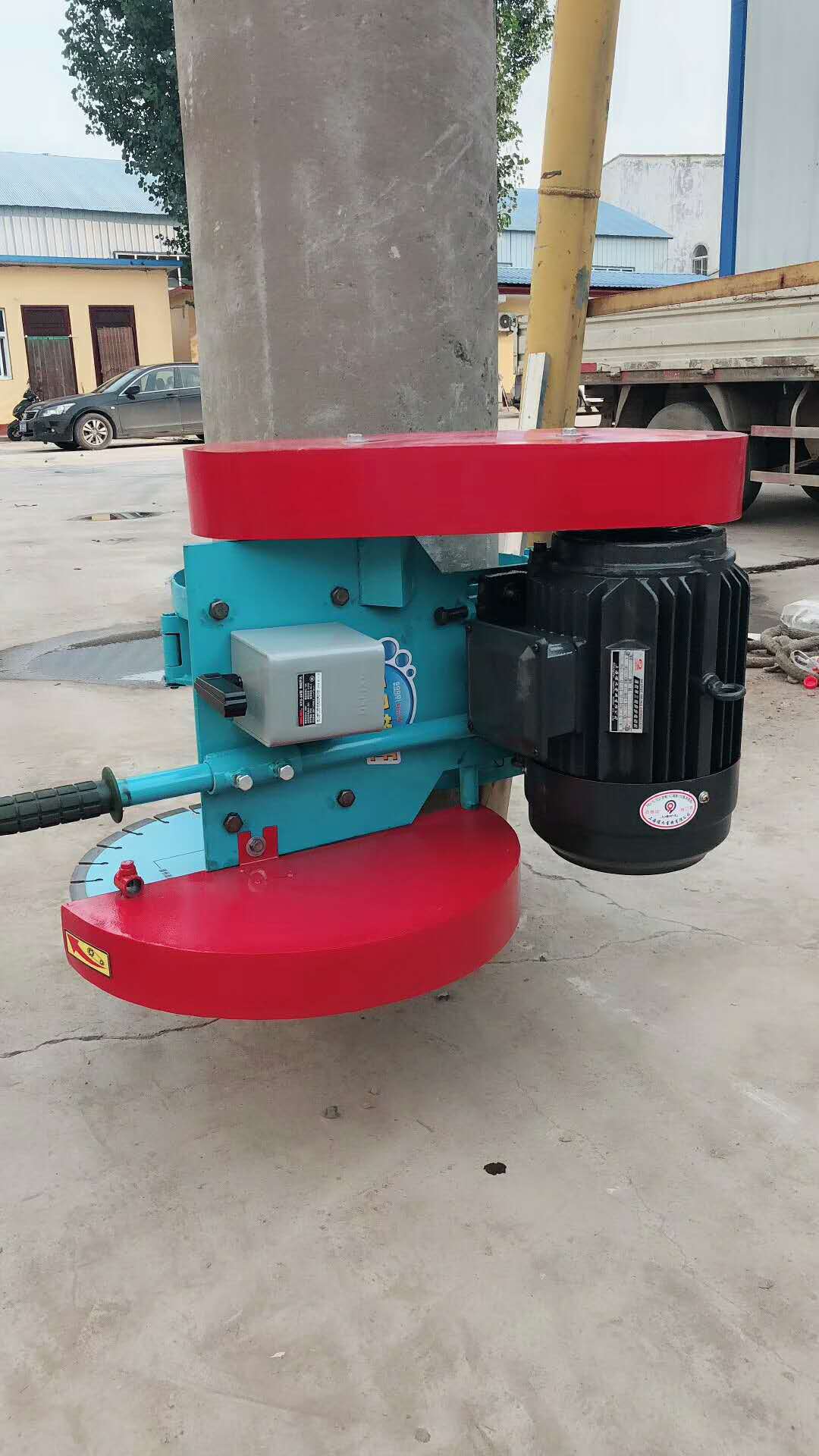 600型抱箍卡箍切桩机 混凝土管桩切割机 破桩截桩割桩机