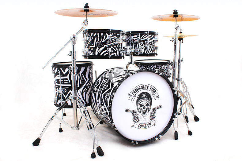 成人打鼓摩登表演爵士鼓西洋打击乐架子鼓批发五鼓三镲架子鼓