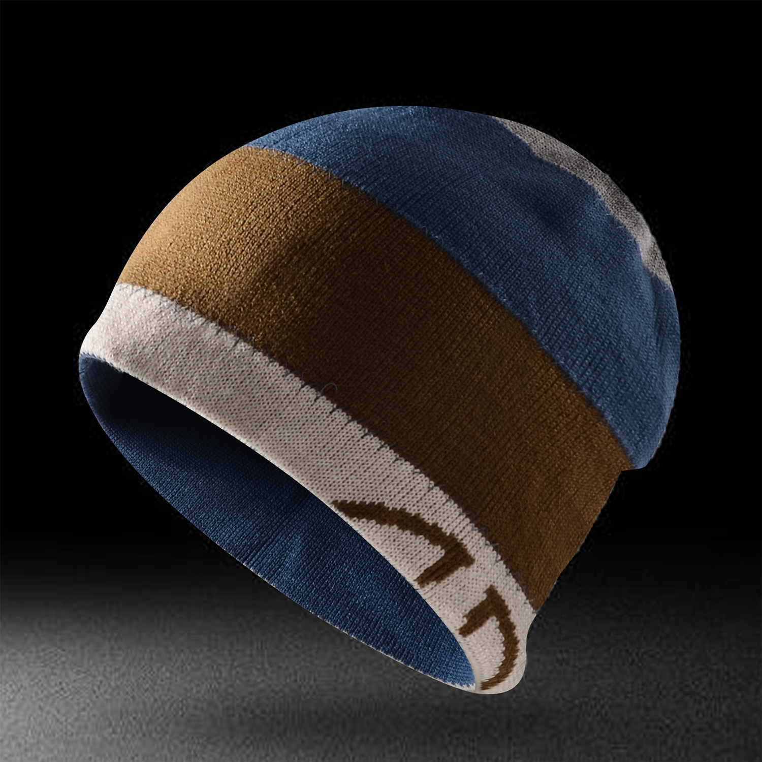 屲牌0065 双层针织snsusk单板冷帽滑雪针织帽滑冰帽毛线帽子