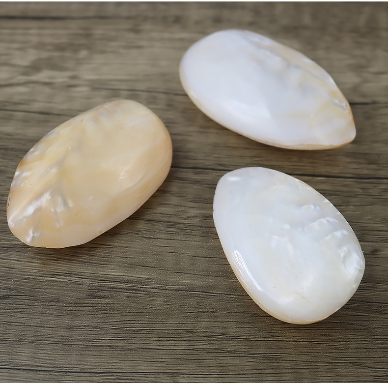 厂家直销海螺贝壳抛光珍珠贝淡水贝壳海螺河蛋无孔抛光地摊货源