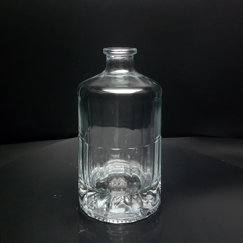 白酒玻璃瓶原浆酒玻璃瓶药酒玻璃瓶1斤白酒玻璃瓶圆形玻璃酒 瓶