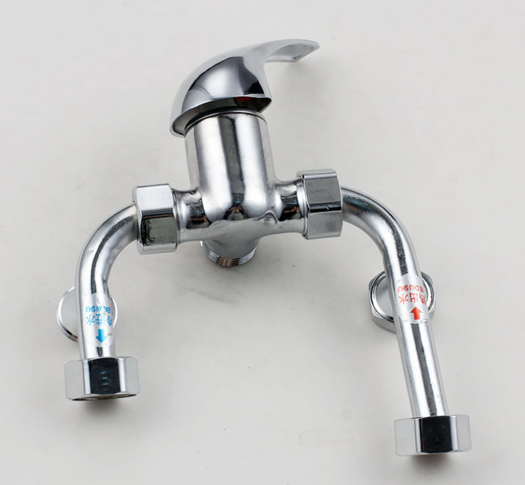 电热水器u型混水阀明装开关冷热混合阀180度太阳能u型阀淋浴龙头