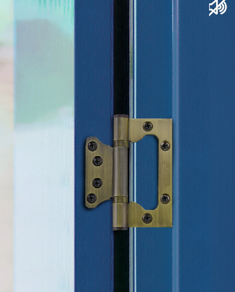 熊虎山不锈钢子母合页室内房门4寸轴承铝合金门合页2片x5425子母