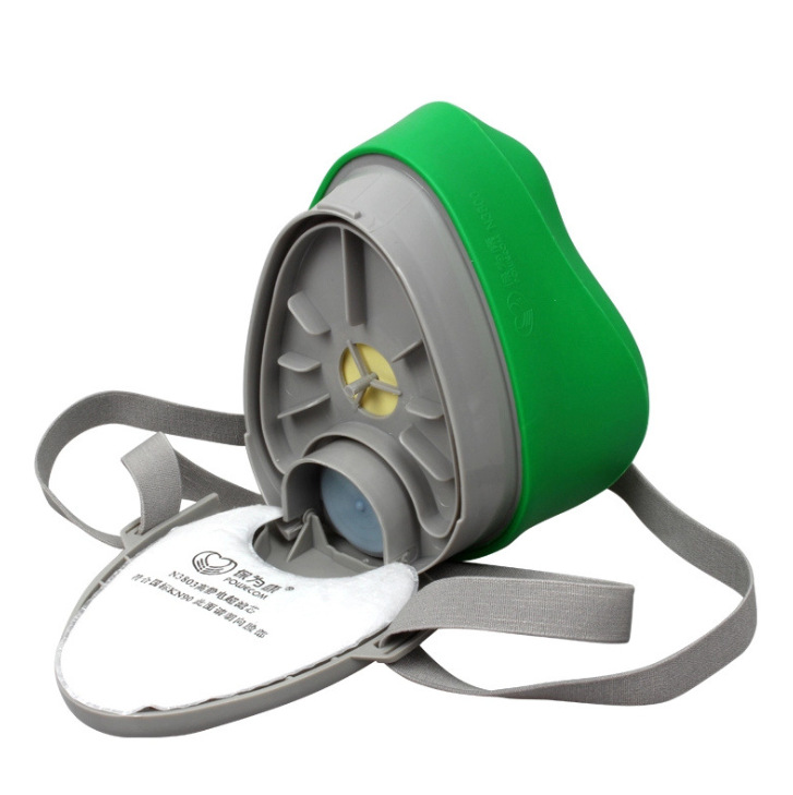 保为康3800防尘面具防工业粉尘水泥尘打磨灰尘雾霾面覃配4片滤棉