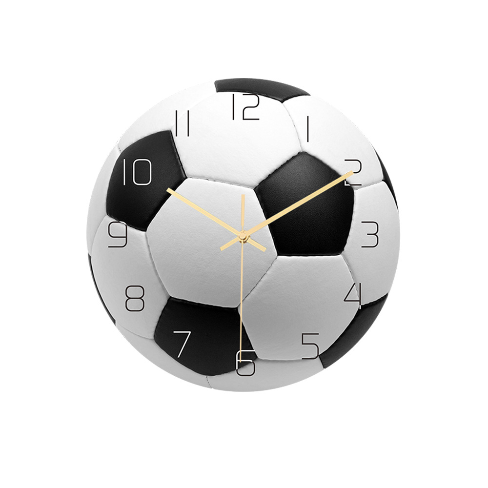 clock117-122运动球球类挂钟挂钟亚克力静音机芯卧室客厅装饰时钟