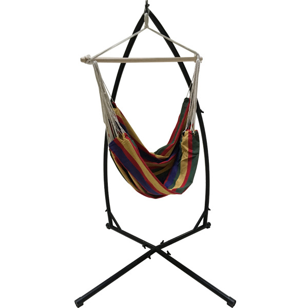 厂家直销轻便舒适吊椅支架 x型吊椅架 铁管吊椅架秋千架吊椅