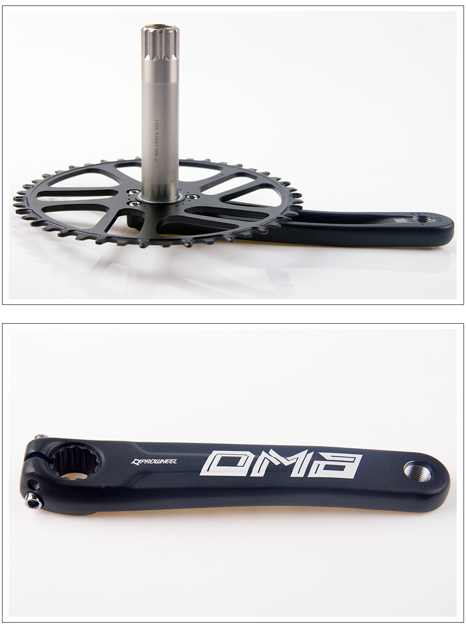 prowheel浩盟公路车牙盘单盘牙盘170mm172.5mm曲柄自行车牙盘链轮