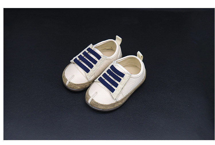 秋冬季加绒宝宝学步鞋毛毛帆布鞋马脚猪蹄鞋男婴幼儿软底分趾鞋子