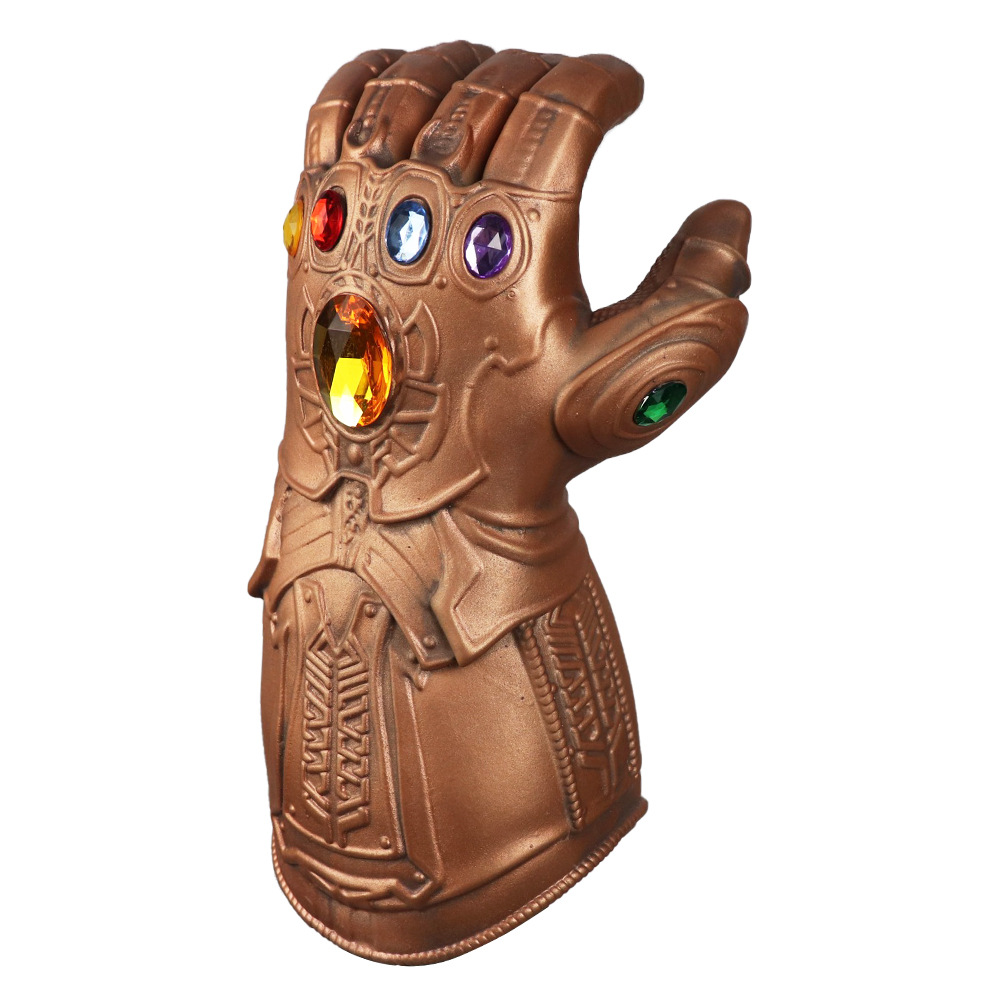 漫威无限灭霸手套复仇者联盟4灭霸无限发光手套精品乳胶灭霸手套