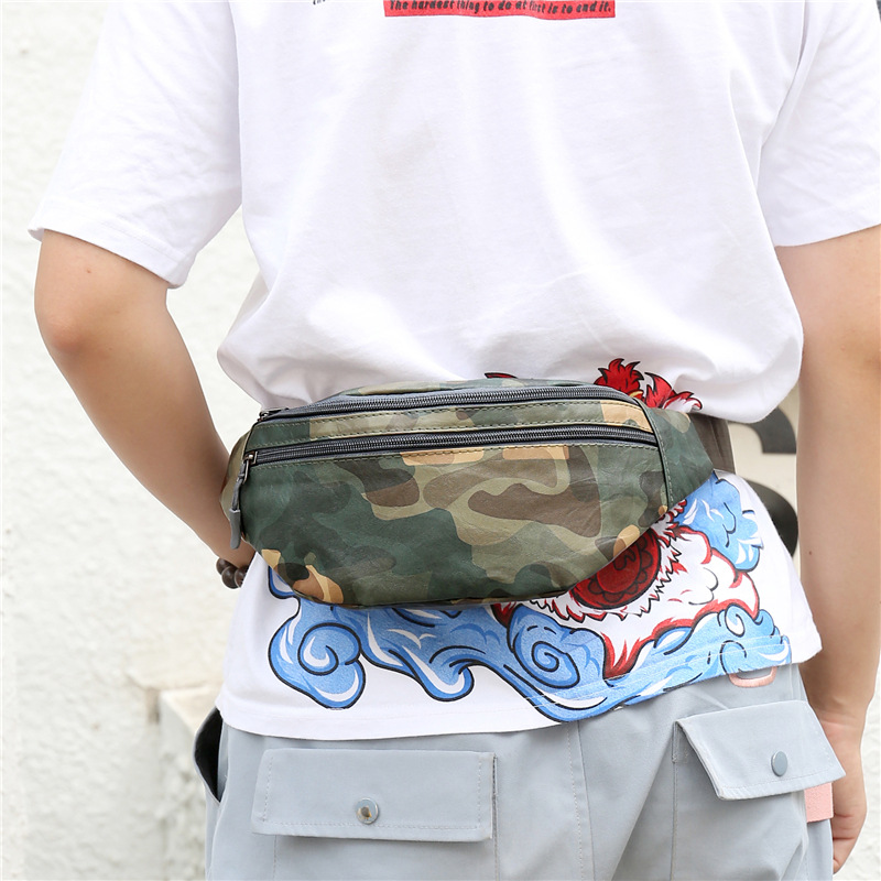 2023 New Multi-Functional Pu Pocket Men's Belly Mobile Phone Waist Bag Large Capacity Outdoor Exercise Running Belt Bag