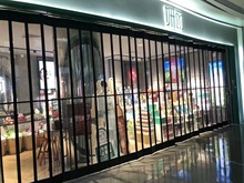 四川商场折叠门 豪华铝合金折叠门 水晶卷帘门 PVC折叠门 简易门