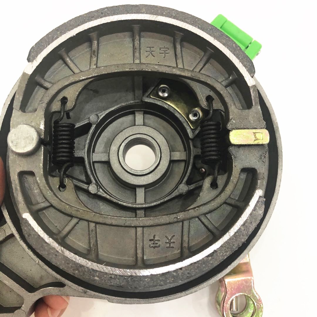 特价清仓电动车鼓刹总成带锁电摩后鼓刹带锁总成天宇带锁鼓刹总成