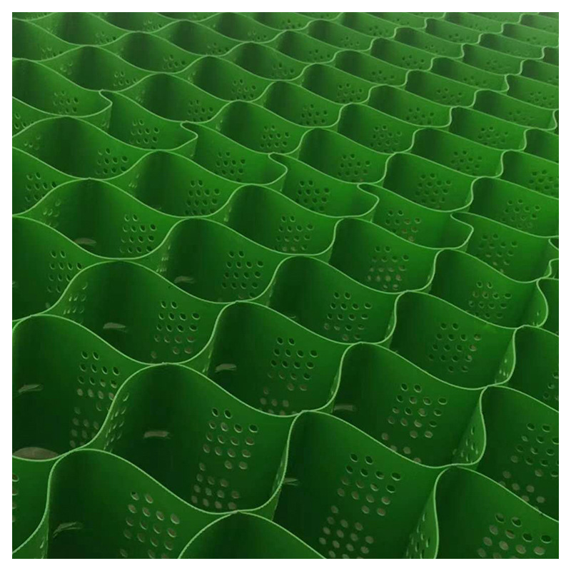 土工格室 定制植草塑料蜂巢土工格室护坡植草蜂窝立体网格垫层-阿里巴