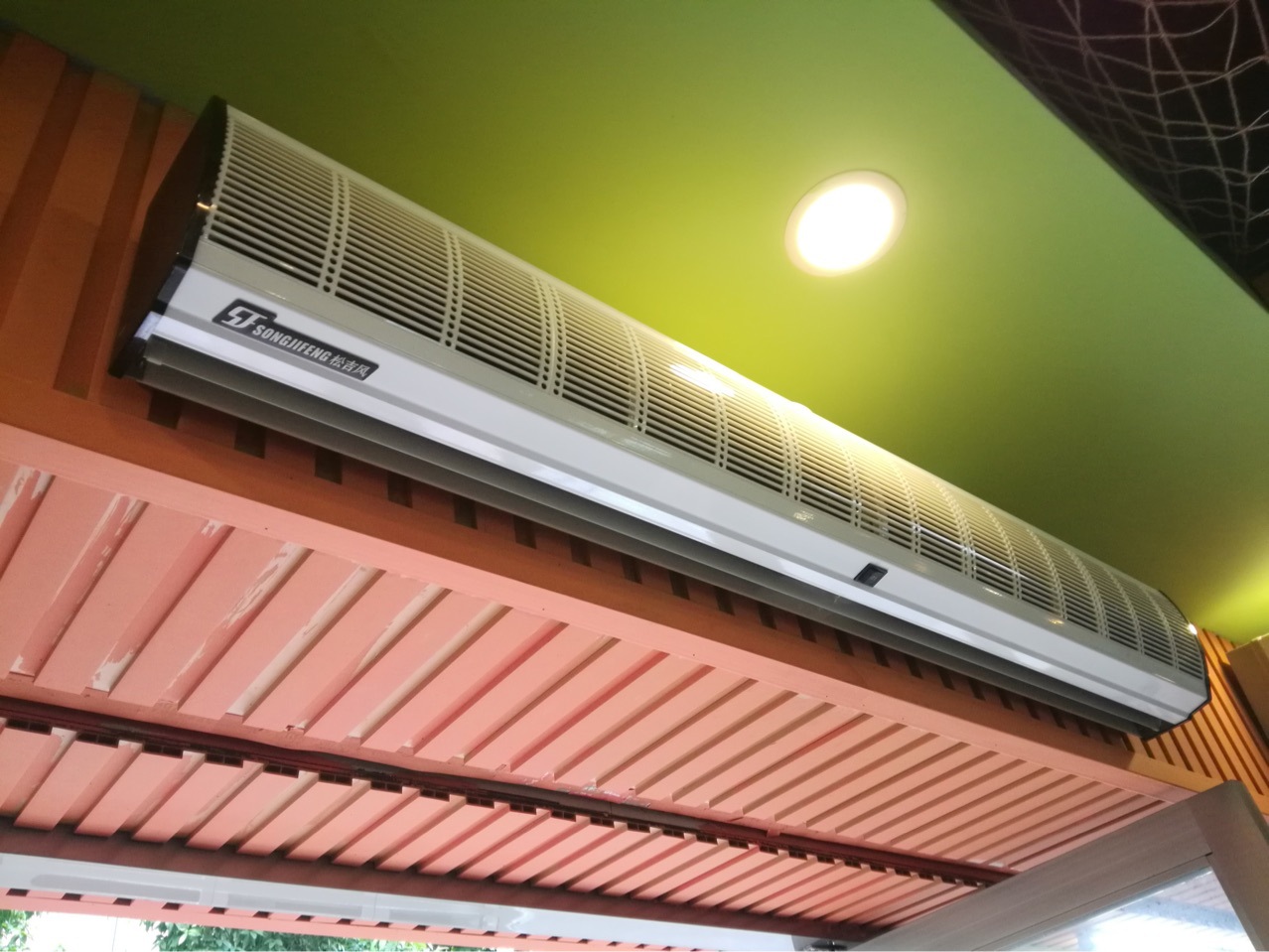 风幕机铜电机静音大风0.9米1.2米1.5米1.8米松吉风帘机门上空气幕