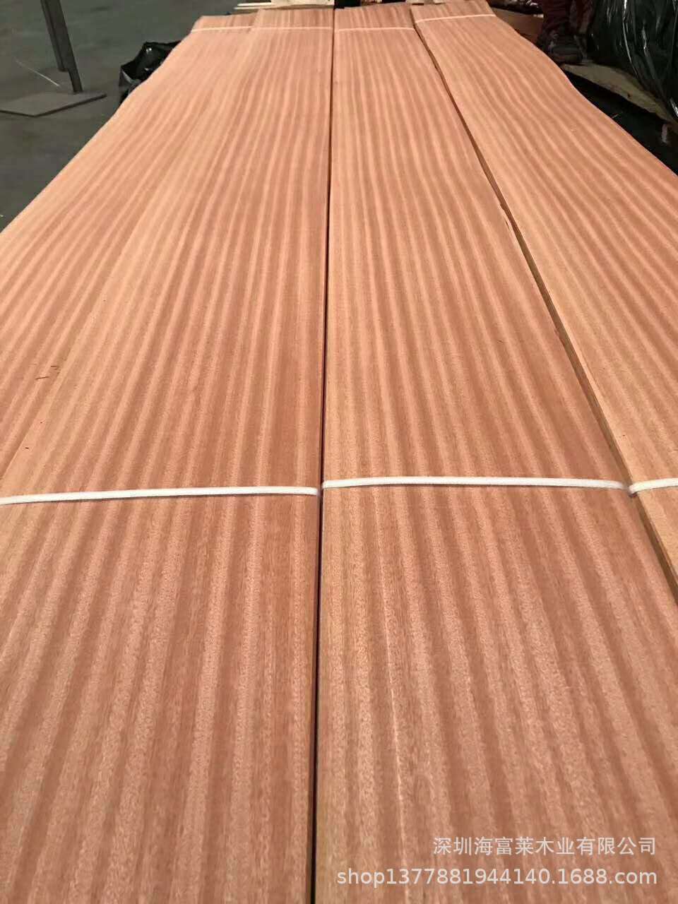 科技木皮沙比利沙比利橱柜衣柜贴面木皮沙比利免漆涂装木饰面