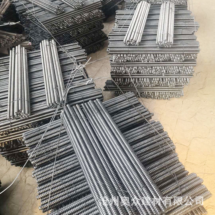 厂家批发三段式q235材质m12止水螺杆 穿墙丝焊接式梯型扣丝杆