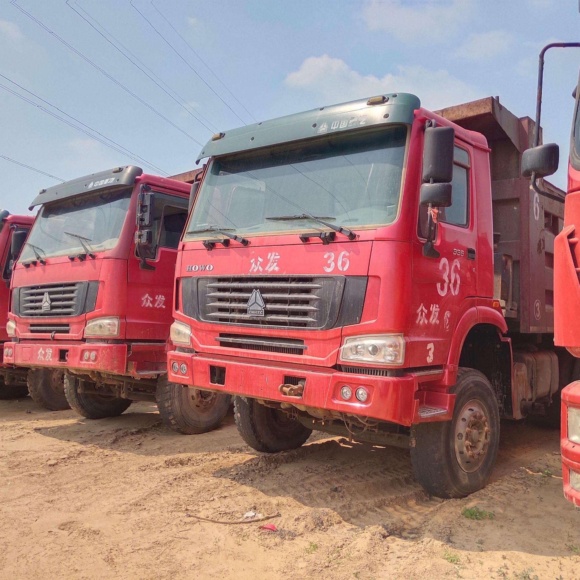 二手双桥自卸车 13年howo5.8米国三后八轮自卸车 二手自卸货车