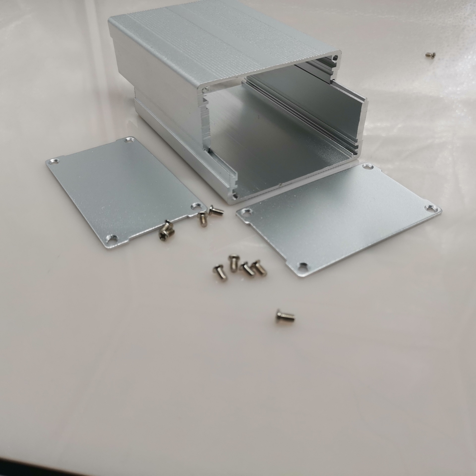 76x46铝合金壳体 铝型材外壳 铝壳 diy机箱外壳 电源防水盒子8042