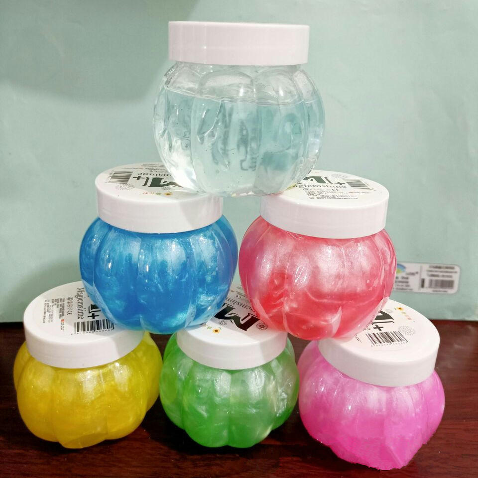 w26水晶泥起泡胶透明彩泥史莱姆彩色水晶橡皮泥 黏土泥 儿童玩具